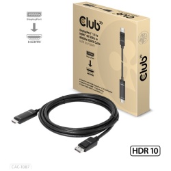 Club 3D Kábel - CAC-1087 (DisplayPort 1.4 to HDMI 8K60Hz HDR10