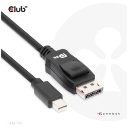 Club 3D Kábel - CAC-1115 (Mini DisplayPort to DisplayPort 1.4 HBR3