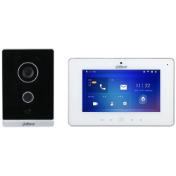 Dahua IP video kaputelefon szett - KTW01 (Wi-Fi / VTO2211G-WP + VTH5221DW-S2)