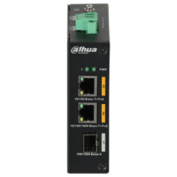 Dahua PoE switch - PFS3103-1GT1ET-60 (1x 100Mbps PoE + 1x 1Gbps PoE + 1xSFP)
