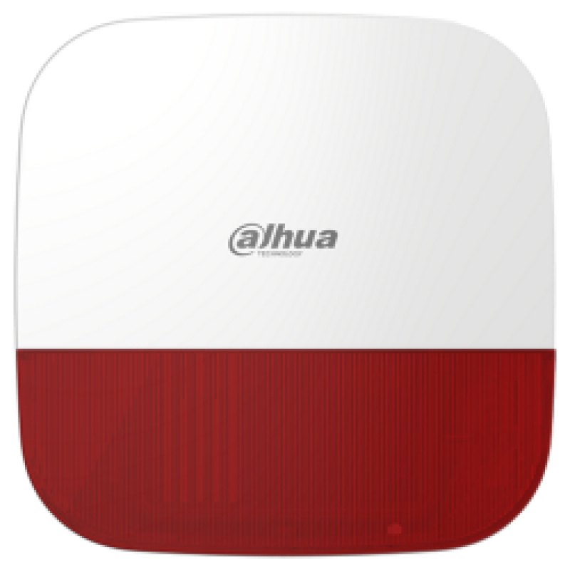 Dahua Vezeték nélküli kültéri sziréna - AirShield ARA13-W2 Piros (IP65; 110dB; LED; 868MHz