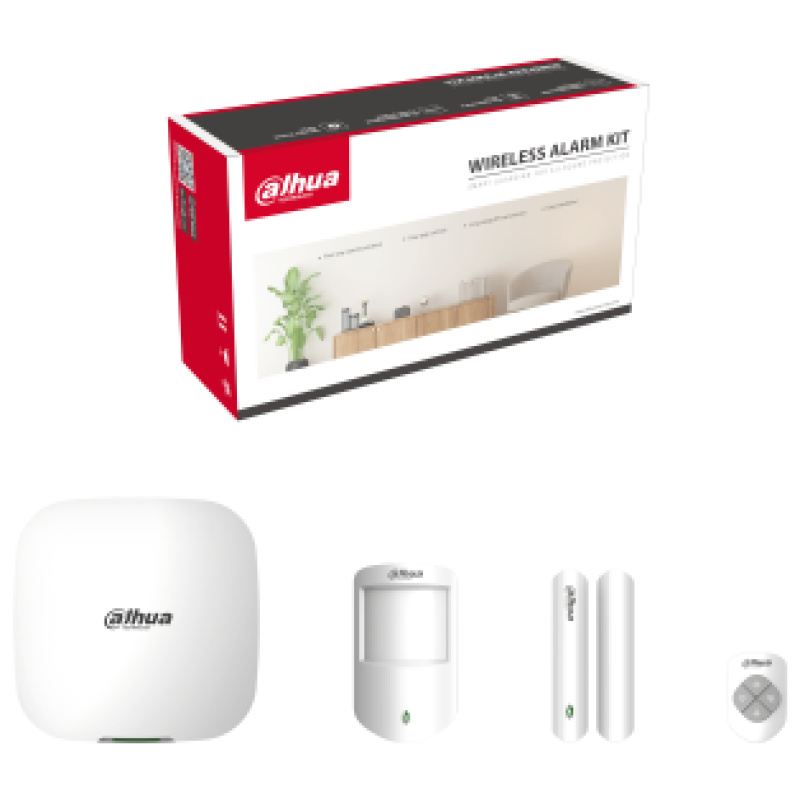 Dahua Vezeték nélküli szett - AirShield ART-ARC3000H-03-W2 (központ + PIR + nyitásérzékelő + távirányító