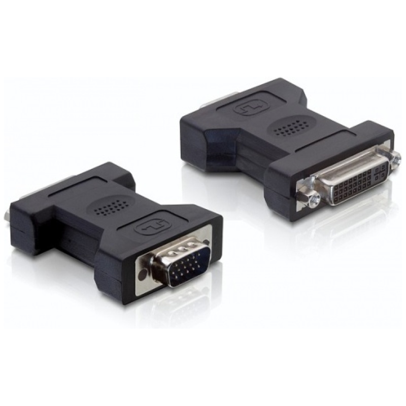 Delock Átalakító - 65017 (DVI (24+5) -> VGA 15 tűs