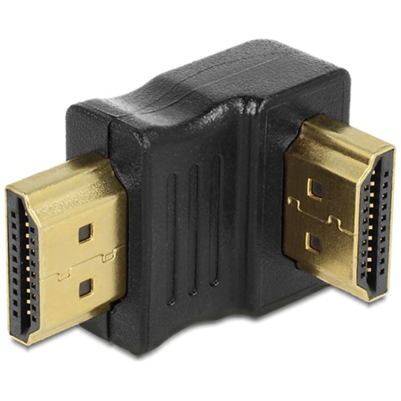 Delock 65073 Adapter HDMI apa/apa 90°