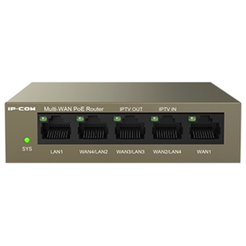 IP-COM Router - M20-PoE (5x 1Gbps; 4x at/af PoE+; 55W; ProFi Cloud)