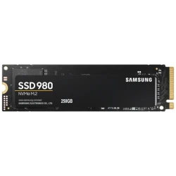 Samsung SSD 250GB - MZ-V8V250BW (980 PCIe 3.0 NVMe M.2 SSD 250 GB)