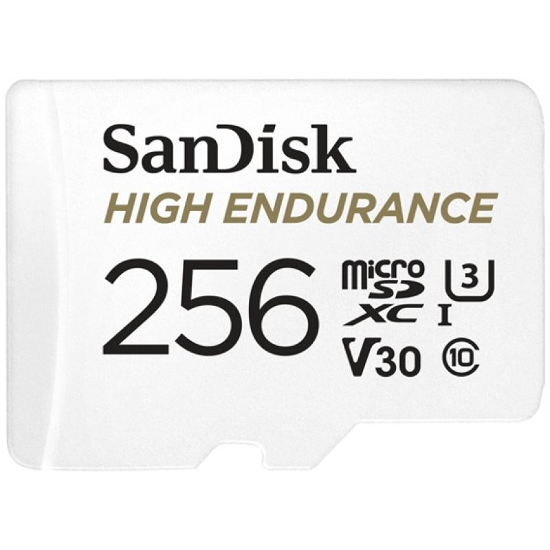 SanDisk MicroSD kártya - 256GB microSDXC High Endurance (100 MB/s