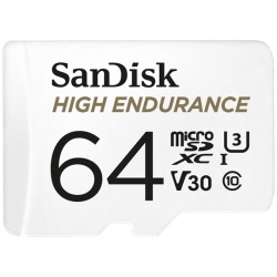 SanDisk MicroSD kártya - 64GB microSDXC High Endurance (100 MB/s