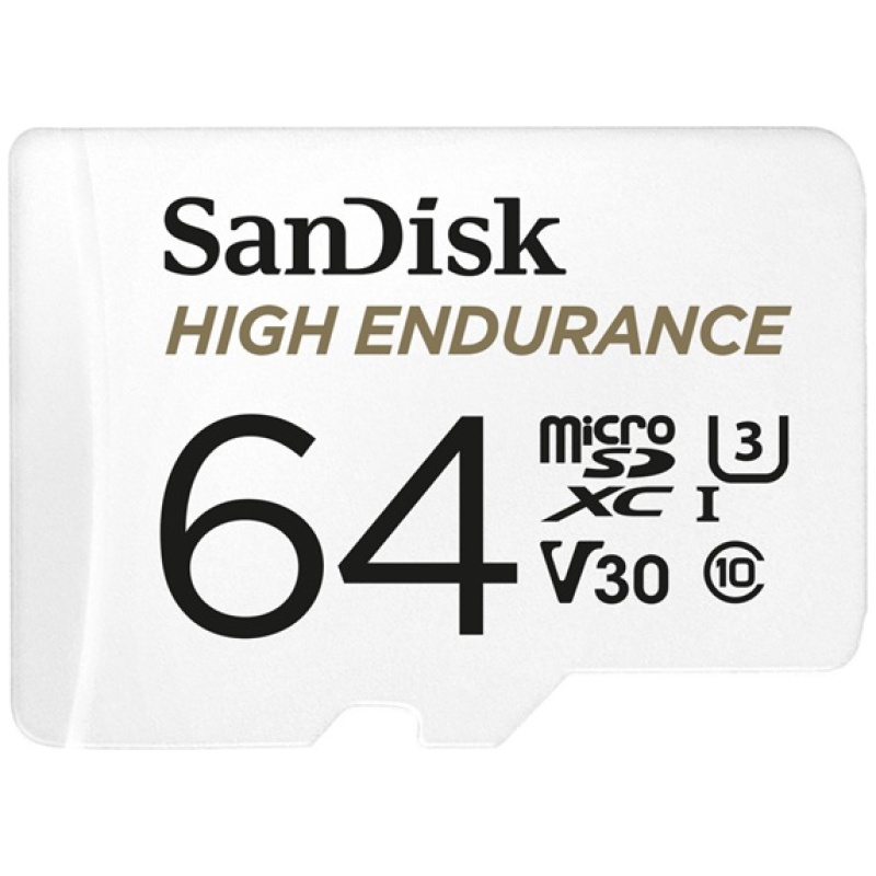 SanDisk MicroSD kártya - 64GB microSDXC High Endurance (100 MB/s