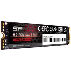 Silicon Power SSD - 500GB UD80 (r:3400MB/s; w:3000 MB/s