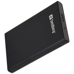 Sandberg Külső HDD Ház - USB 3.0 to SATA Box 2.5" (fekete; 2