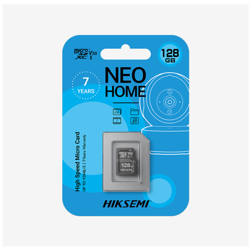Hikvision HIKSEMI MicroSD kártya - NEO HOME 128GB microSDXC™